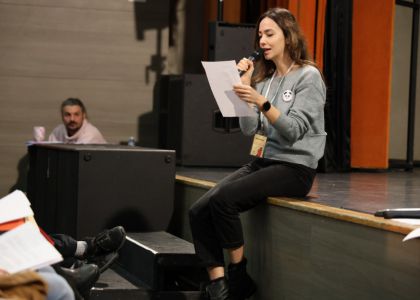 Evenimentul Spectacolul Cuvintelor - Îmbrațișarea Poeziei cu Teatrul, dedicat Zilei Culturii Naționale - ziua a 2-a