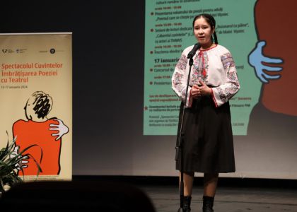 Evenimentul Spectacolul Cuvintelor - Îmbrațișarea Poeziei cu Teatrul, dedicat Zilei Culturii Naționale - ziua a 3-a (partea a II-a)