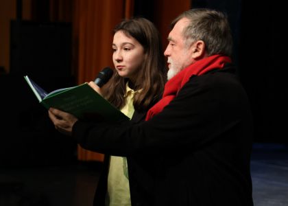 Evenimentul Spectacolul Cuvintelor - Îmbrațișarea Poeziei cu Teatrul, dedicat Zilei Culturii Naționale - ziua a 3-a (partea a II-a)