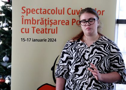 Evenimentul Spectacolul Cuvintelor - Îmbrațișarea Poeziei cu Teatrul, dedicat Zilei Culturii Naționale - ziua a 3-a (partea a III-a)