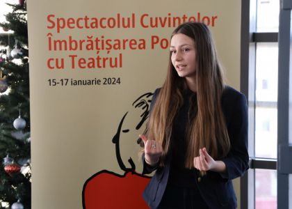 Evenimentul Spectacolul Cuvintelor - Îmbrațișarea Poeziei cu Teatrul, dedicat Zilei Culturii Naționale - ziua a 3-a (partea a III-a)