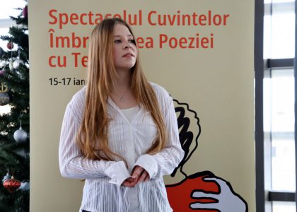 Evenimentul Spectacolul Cuvintelor - Îmbrațișarea Poeziei cu Teatrul, dedicat Zilei Culturii Naționale - ziua a 3-a (partea a III-a)