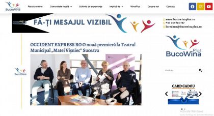 OCCIDENT EXPRESS RO - O nouă premieră la Teatrul Municipal „Matei Vișniec” Suceava