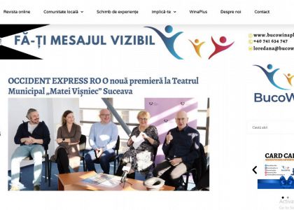 OCCIDENT EXPRESS RO - O nouă premieră la Teatrul Municipal „Matei Vișniec” Suceava