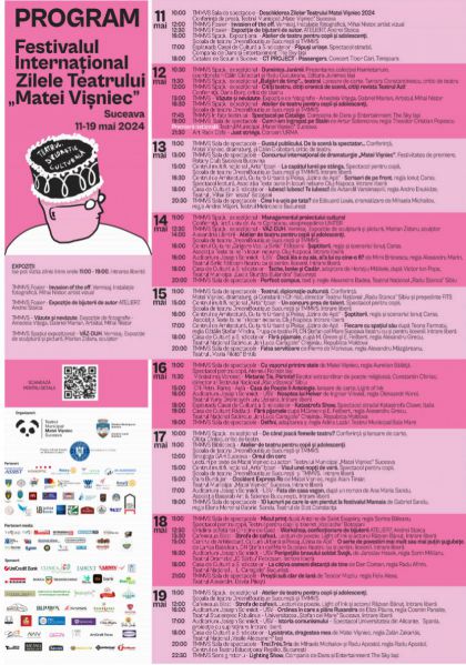 ZILELE TEATRULUI MATEI VIȘNIEC 2024 -Teatrul, diplomație culturală (11 – 19 mai)