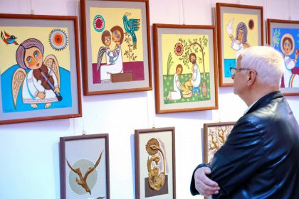 Vernisajul expoziției CONTRASTE a artistului Radu Bercea