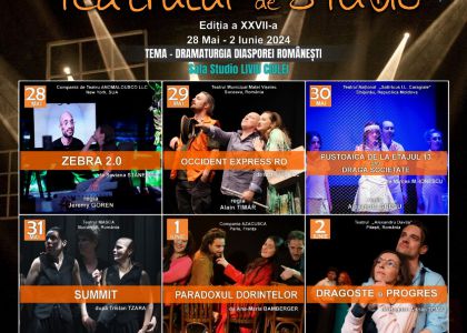 Spectacolul „Occident Express”, de Matei Vișniec, invitat la Festivalul Internațional al Teatrului de Studio din Pitești