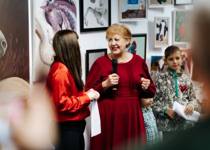 Expoziția de pictură „Iarna, o magie”