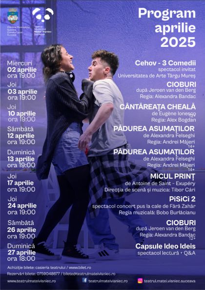Programul lunii aprilie 2025