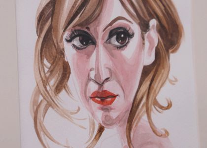 100 de actori români în festival.  Vernisaj. Expoziție de caricatură – portret în acuarelă, Ovidiu Stanciu, artist plastic