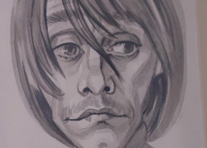 100 de actori români în festival.  Vernisaj. Expoziție de caricatură – portret în acuarelă, Ovidiu Stanciu, artist plastic