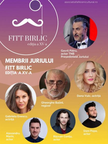 Actorul sucevean Alexandru Marin, în juriul Festivalului Internațional de Teatru pentru Tineret „Gr. V. Birlic”