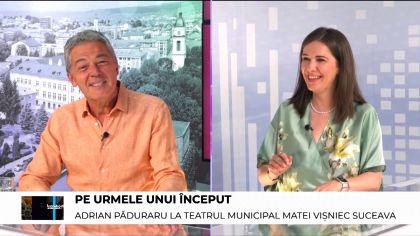 Pe urmele unui început. Adrian Păduraru la Teatrul Municipal Matei Vișniec Suceava