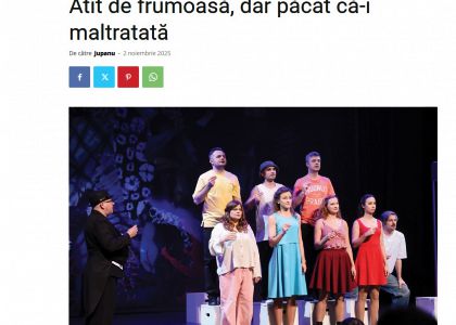 Atît de frumoasă, dar păcat că-i maltratată