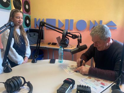 Adrian Păduraru invitat în redacția Radio InfoKids