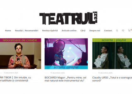 Revista Teatrul Azi - Interviuri cu compozitori care au contribuit la producții ale TMMVS