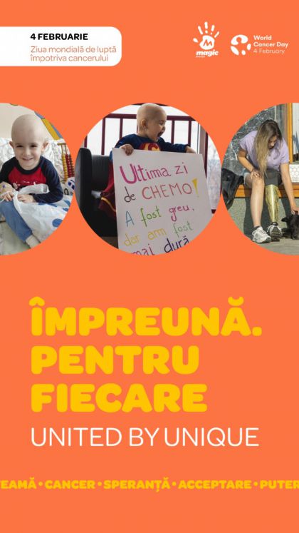 Ne alăturăm campaniei globale #WorldCancerDay!