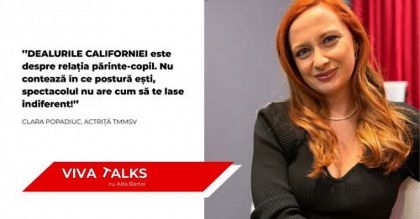 Actrița Clara Popadiuc invitată la VIVA FM