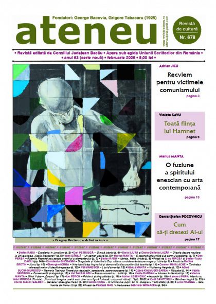 Tandrețea valoreazã mai mult decât dragostea - de Carmen Mihalachi (Revista „Ateneu”)