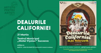 Teatrul Municipal „Matei Vișniec” Suceava contribuie și anul acesta la Campania UNITER „Artiștii pentru Artiști”