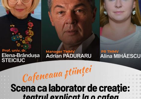 Cafeneaua Științei: Teatrul explicat la o cafea la USV