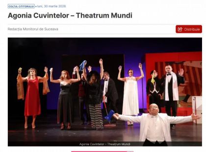 Agonia Cuvintelor – Theatrum Mundi