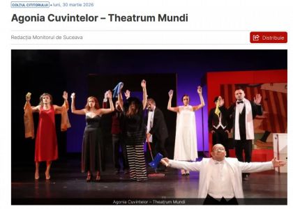 Agonia Cuvintelor – Theatrum Mundi