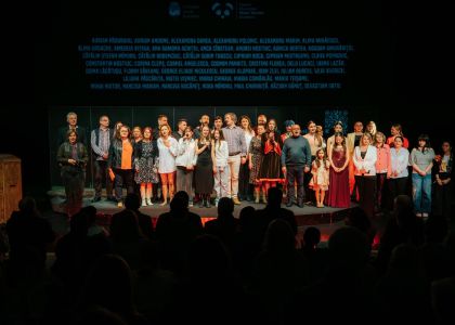 Oamenii teatrului - simfonia unei echipe. O reprezentație unică, un spectacol eveniment care celebrează Ziua Mondială a Teatrului