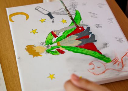 Micul Prinț în Culori: Când Povestea Prinde Viață pe Șevalet