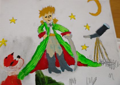 Micul Prinț în Culori: Când Povestea Prinde Viață pe Șevalet