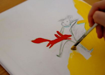 Micul Prinț în Culori: Când Povestea Prinde Viață pe Șevalet