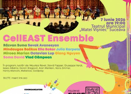 CellEAST Ensemble - Asociația Culturală PlaCello, Uniunea de Creație Interpretativă a Muzicienilor din România, Asociația EchitArt, Filarmonica George Enescu 