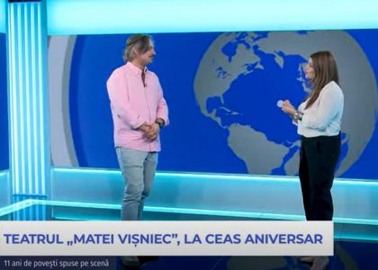 Teatrul Municipal „Matei Vișniec" Suceava, la ceas aniversar. Interviu cu actorul Răzvan Bănuț !