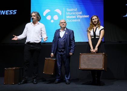 Teatrul Municipal „Matei Vișniec” Suceava, premiat în cadrul conferinței Bucovina InBusiness 4.0: Arta și antreprenoriatul, într-un dialog de succes
