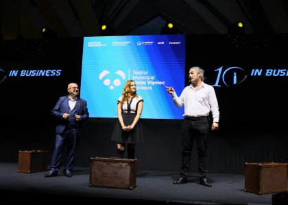 Teatrul Municipal „Matei Vișniec” Suceava, premiat în cadrul conferinței Bucovina InBusiness 4.0: Arta și antreprenoriatul, într-un dialog de succes